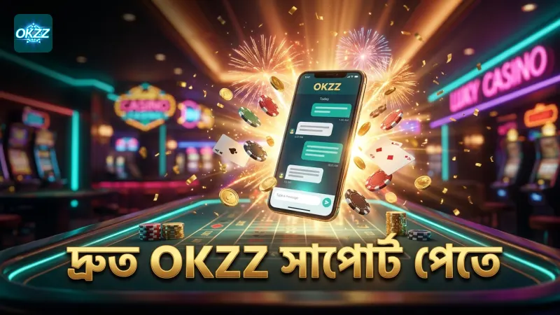 OKZZ সাপোর্ট টিমের সঙ্গে দ্রুত ও নির্ভরযোগ্য যোগাযোগ করুন