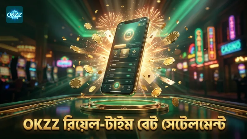 রিয়েল-টাইম স্কোরফিডের মাধ্যমে দ্রুত বেট সেটেলমেন্ট নিশ্চিত করে OKZZ।