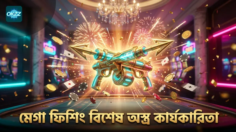 মেগা ফিশিংয়ে বিশেষ অস্ত্রের কার্যকারিতা পরীক্ষা করা হয়।