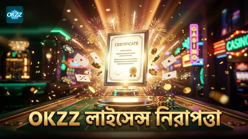 নিয়ন্ত্রণকারী প্রতিষ্ঠান ও লাইসেন্সের গুরুত্ব OKZZ ক্যাসিনোতে