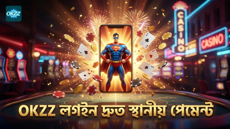 স্থানীয় পেমেন্ট অপশন দিয়ে OKZZ লগইন দ্রুত এবং নিরাপদ হয়।
