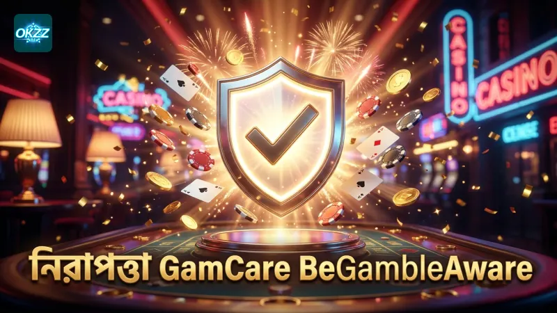 GamCare এবং BeGambleAware দ্বারা সমর্থিত নিরাপত্তা ব্যবস্থা